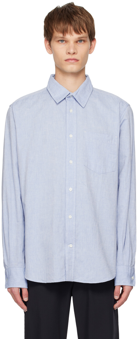 

Синяя рубашка Algot NORSE PROJECTS, Pale blue