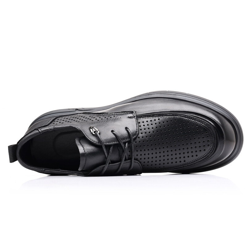 Туфли мужские Men"s Casual Men Low-Top Xiaotoulang, темно-коричневый — фото 2
