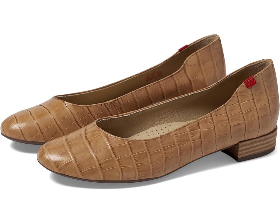 

Туфли Marc Joseph New York Crosby Flat, цвет Camel Croco