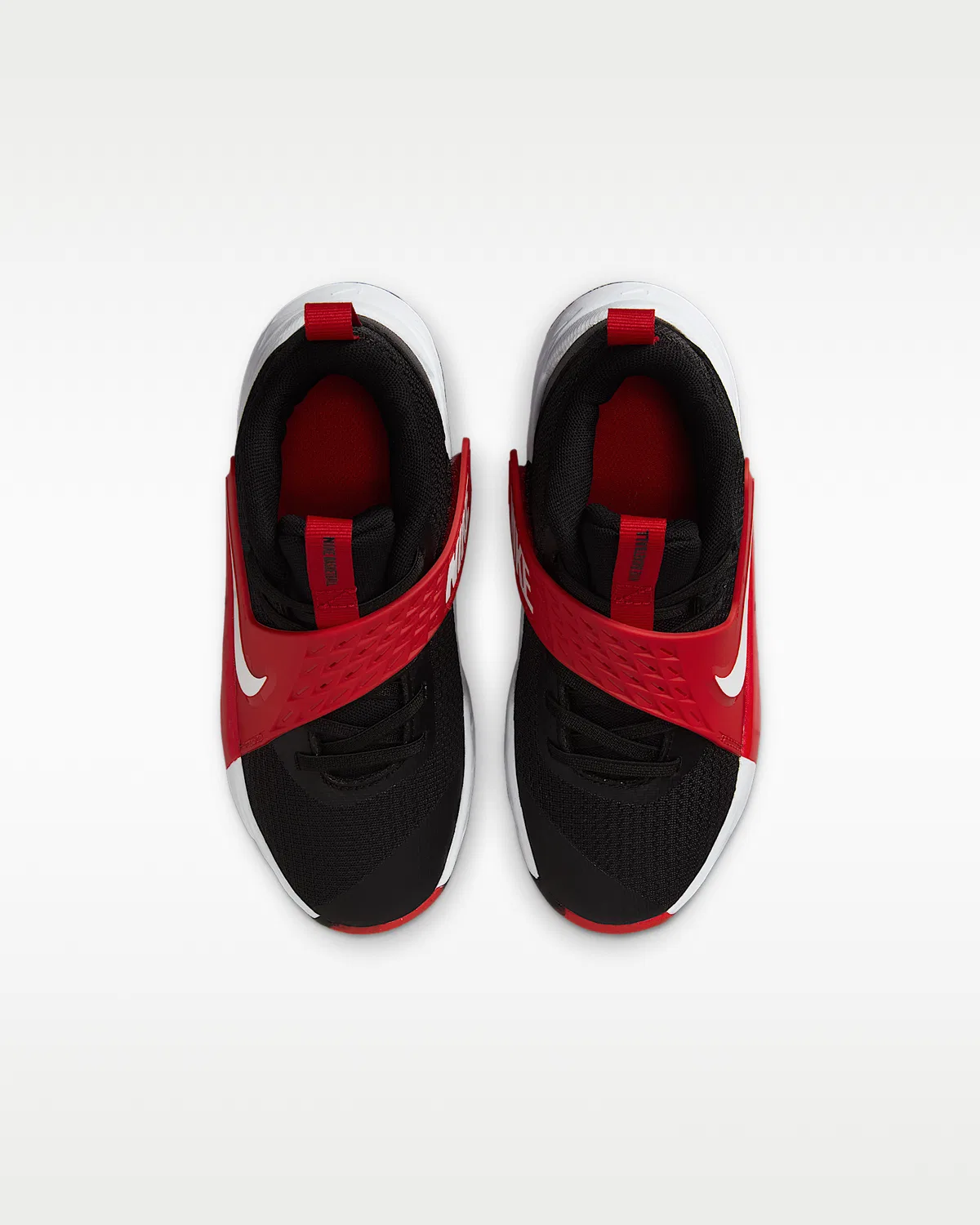 Детские кроссовки Nike Team Hustle D 12, Black/University Red/White — фото 4