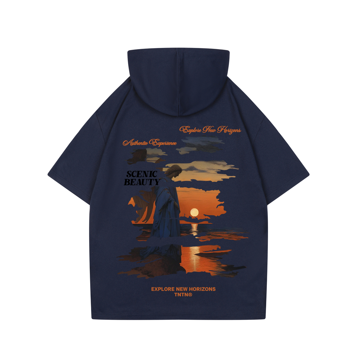 

Футболка унисекс темно-синяя TnTn