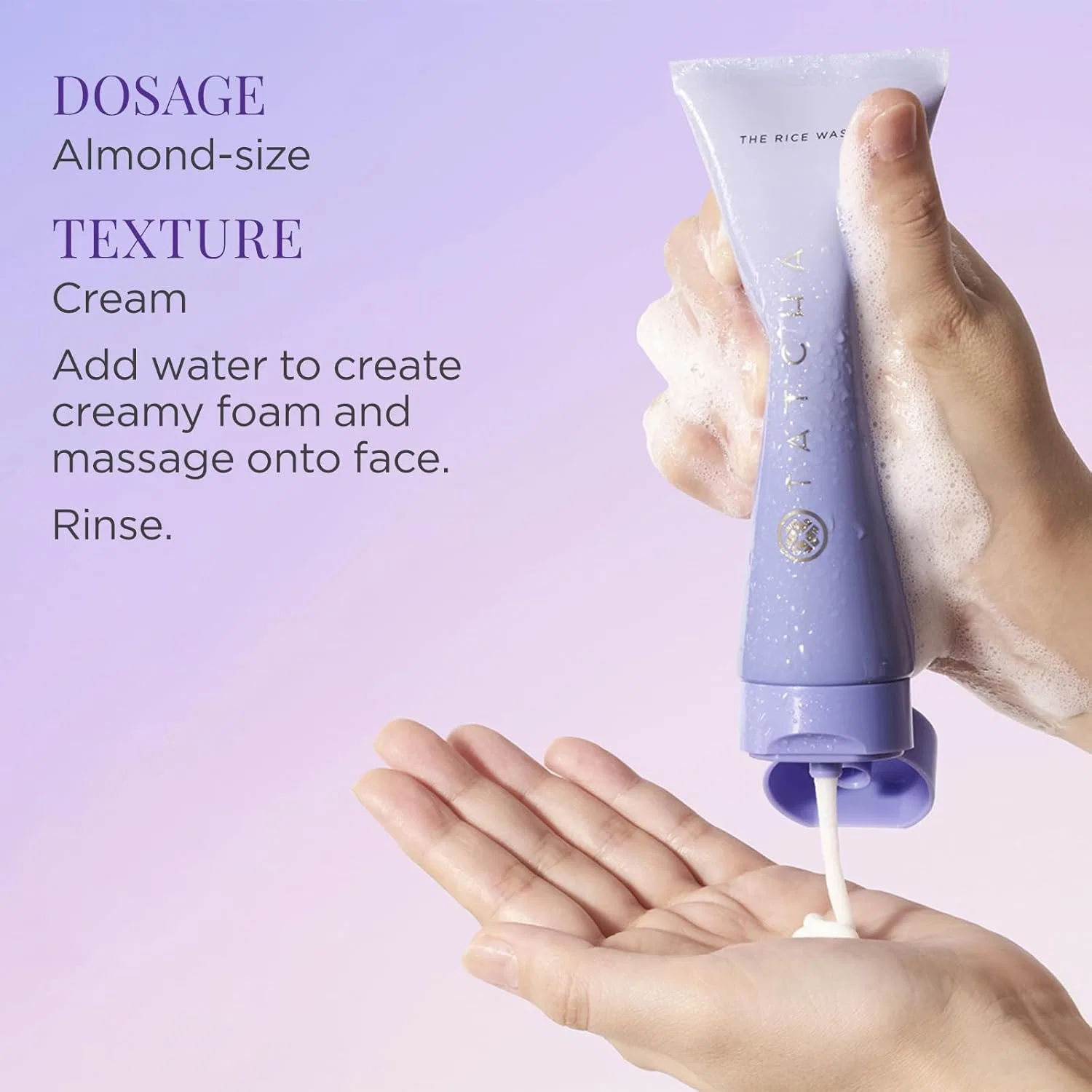 Крем для лица Tatcha — Очищающее средство The Rice Wash, 120 мл — фото 4