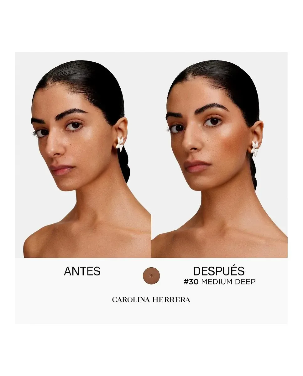 Бронзирующая пудра Nude Couture Matte Bronzer Carolina Herrera, Medium Deep 30 — фото 2