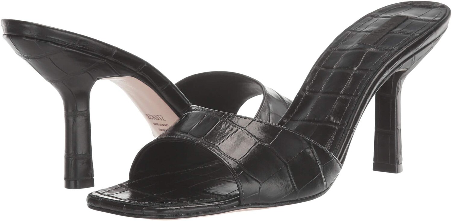 

Сандалии Schutz Posseni, цвет Black New Crocodile