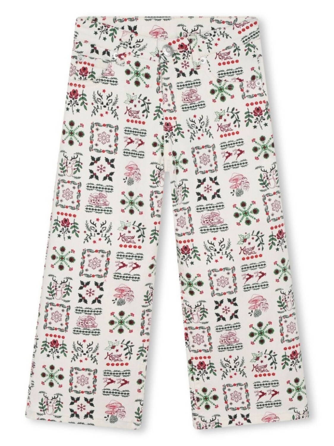 

Kenzo Kids брюки ограниченной серии, белый