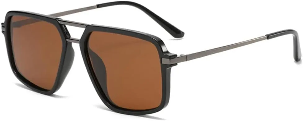 

Модные женские солнцезащитные очки класса люкс в стиле ретро с градиентом, мужские очки для активного отдыха с защитой от УФ-излучения UV400 HHZZYVY, Black Tea