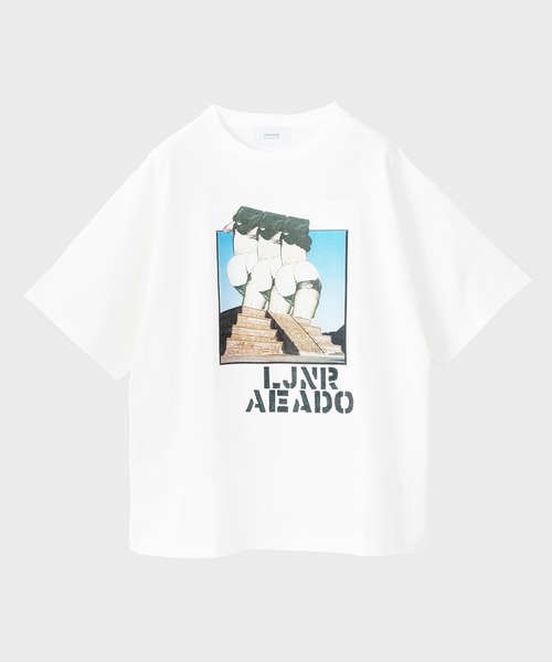 

Футболка с графическим принтом, ALEJANDRO STUDIOUS, белый