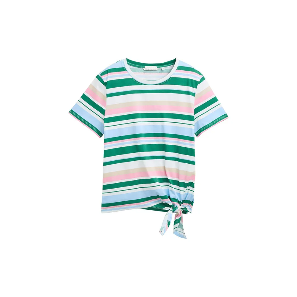 

Футболка с коротким рукавом Tom Tailor Printed Knot, зеленый