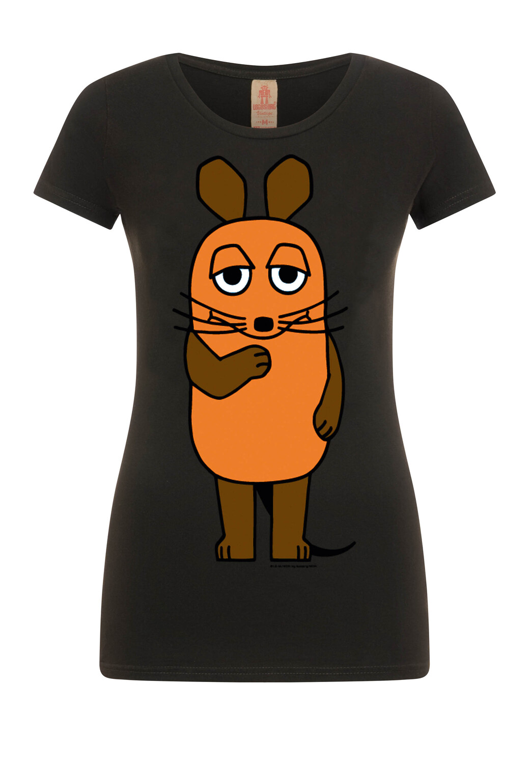 

Футболка Logoshirt Die Sendung mit der Maus Die Maus, черный