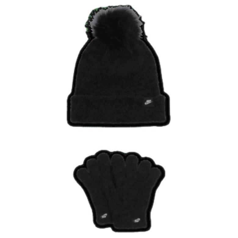 

Nike Искусственный плюшевый унисекс-бини из полиэстера черный, Black