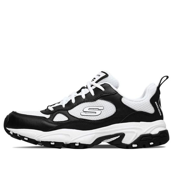 

Кроссовки stamina running shoes 'black white' Skechers, черный