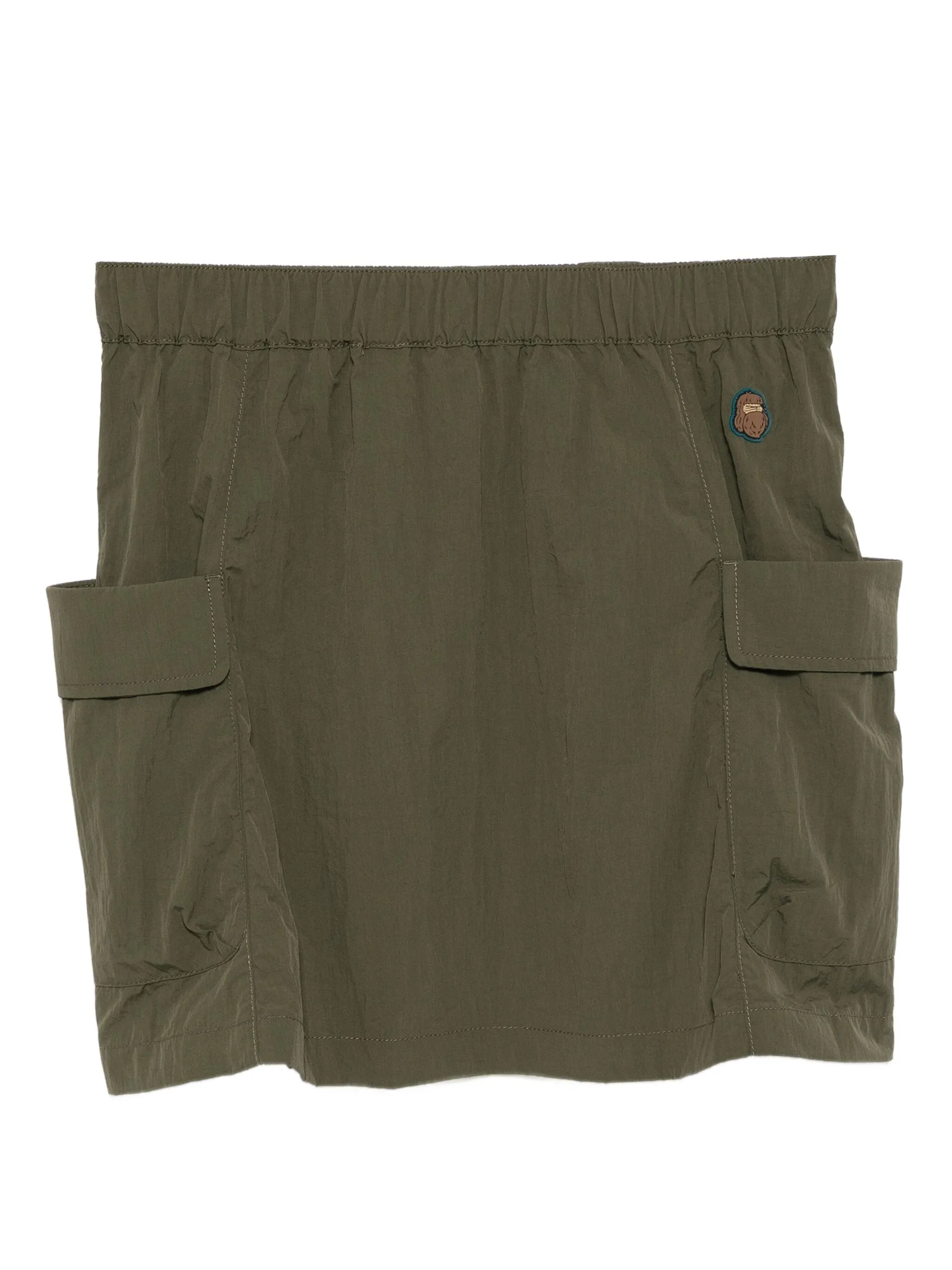 

Юбка с нашивкой-логотипом Fingercroxx, зеленый