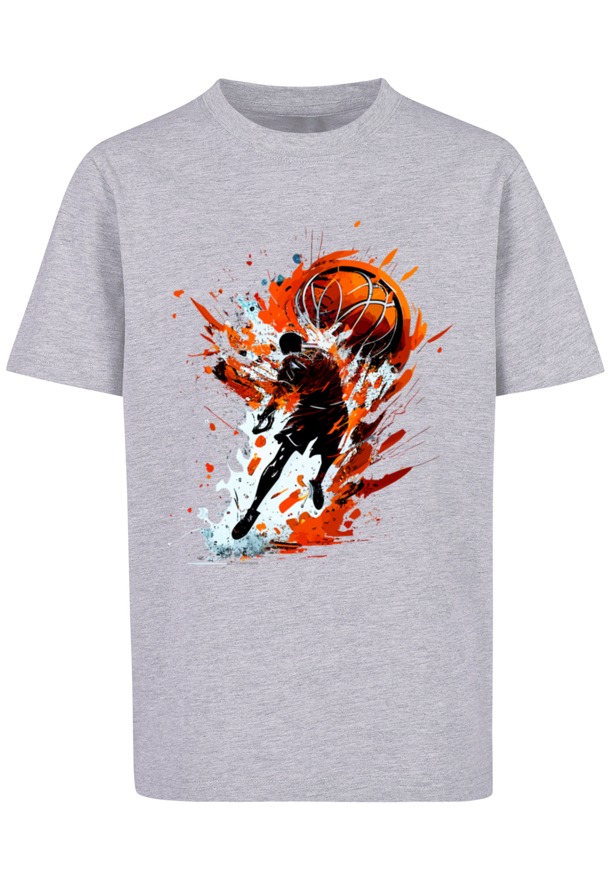 

Футболка F4NT4STIC Basketball Splash Sport UNISEX, цвет grau meliert