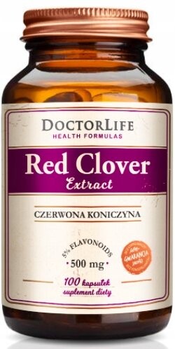 

Doctor Life, Красный клевер, менопауза, 100 капсул.