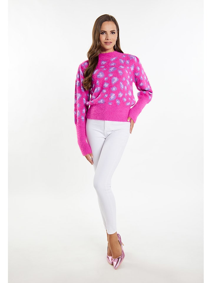 

Faina Свитер розово-фиолетового цвета