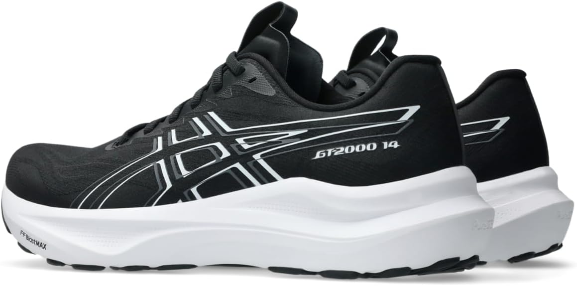 Беговые кроссовки ASICS GT-2000 14 для мужчин, белый/черный — фото 3