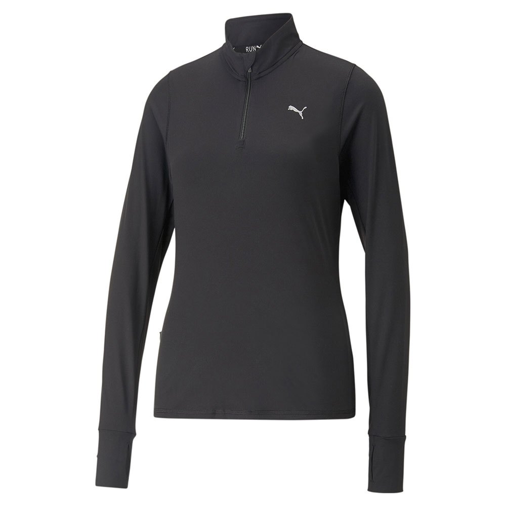 

Толстовка Puma Run Favorite Half Zip, черный