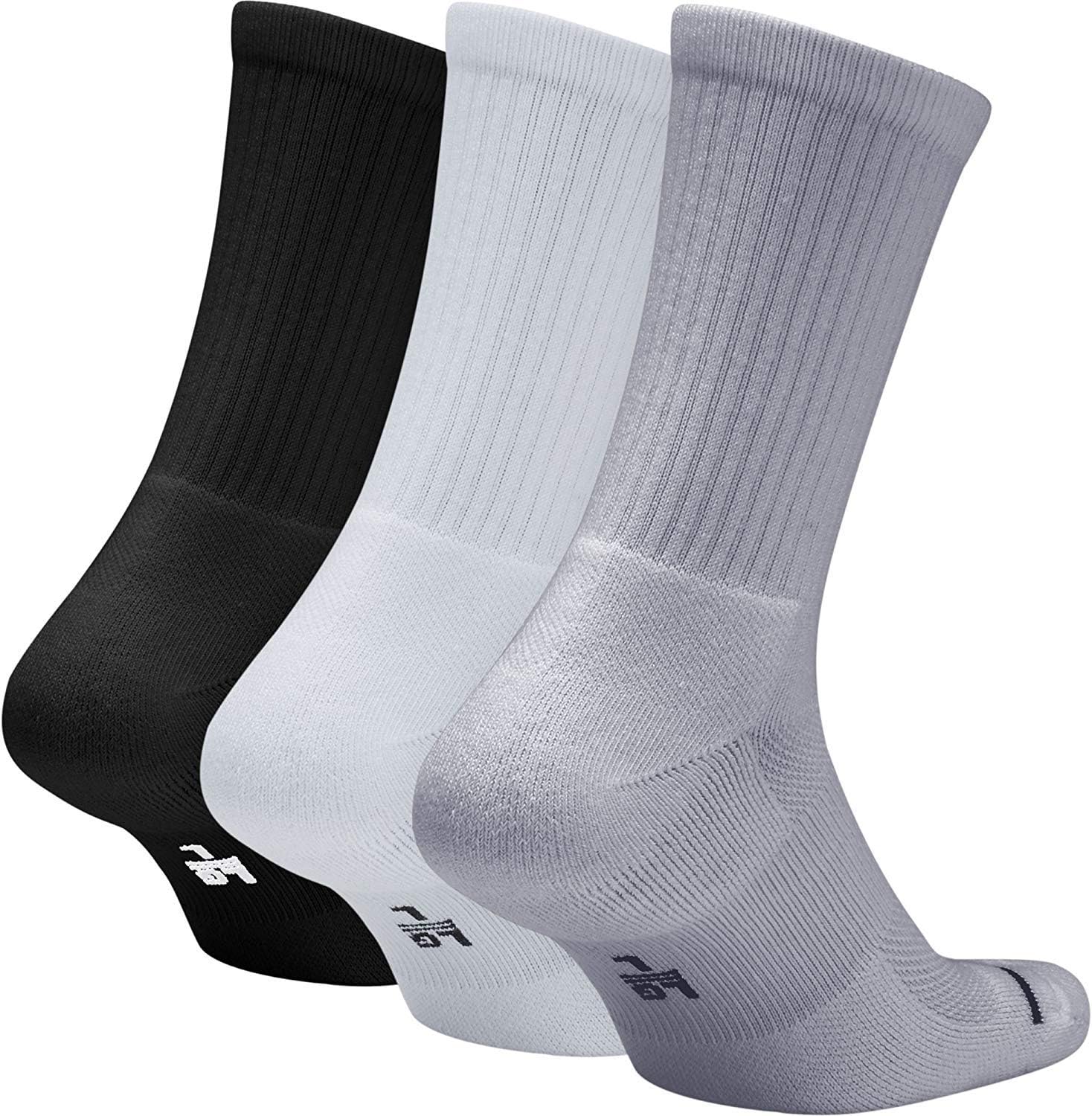 Носки унисекс Nike Jordan Jumpman Crew (3 шт.), Black/White/Gray — фото 2