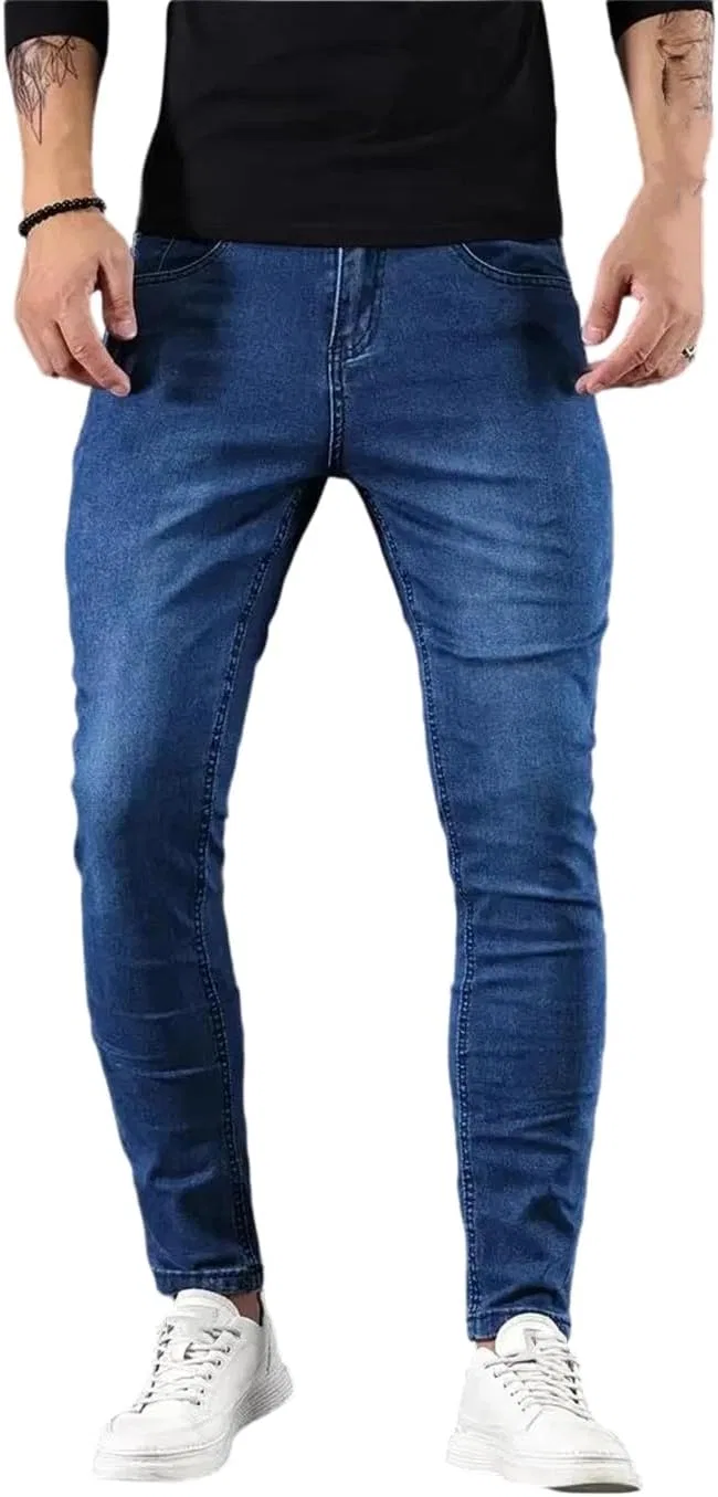 Джинсы скинни Vintage Washed, Dark Blue