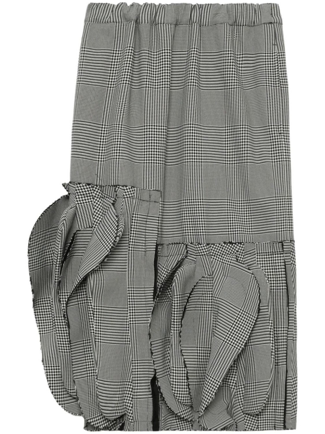 

Юбка Comme Des Garçons в ломаную клетку, черный