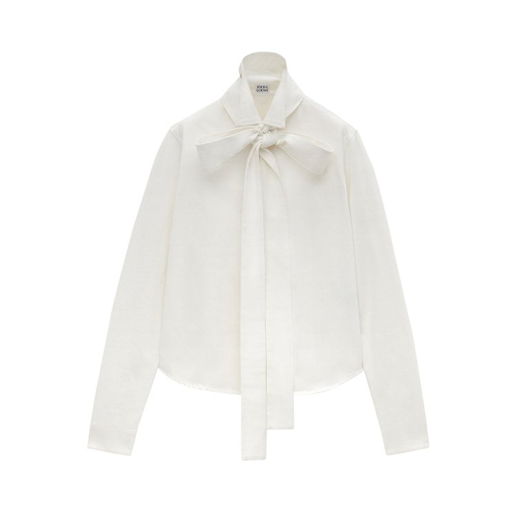 

Рубашка Loewe Bow Shirt, белый