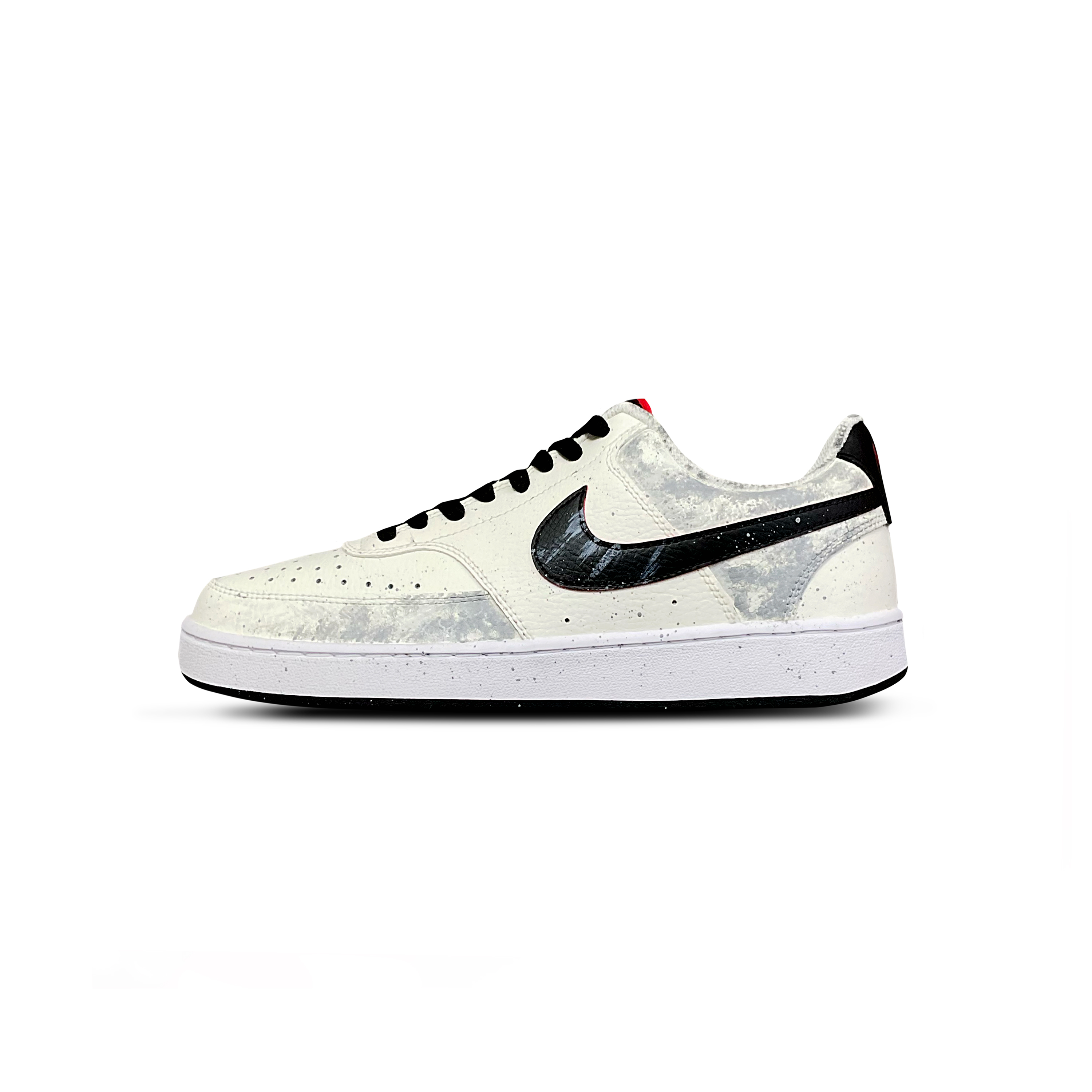 

Nike Кроссовки Court Vision 1 Tower Rabbit Coexistence с низким верхом, амортизирующие, износостойкие, мужские, черно-серые