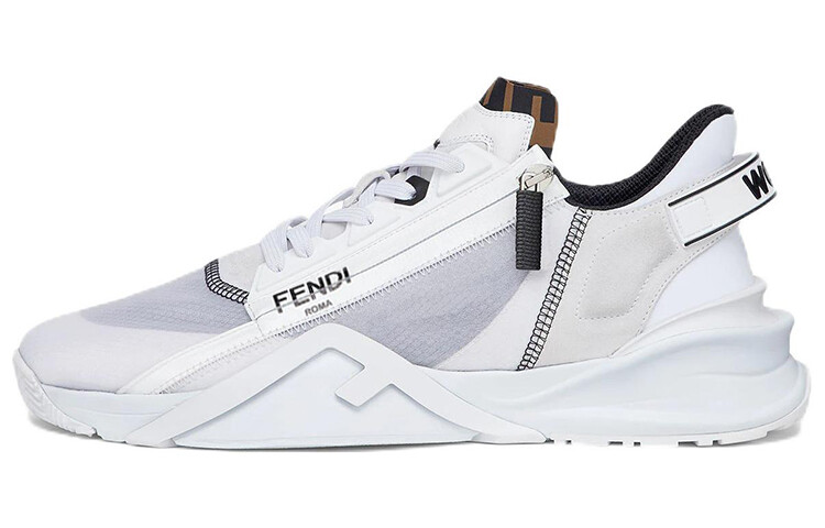 

Кроссовки Fendi Nylon Low Top, белый