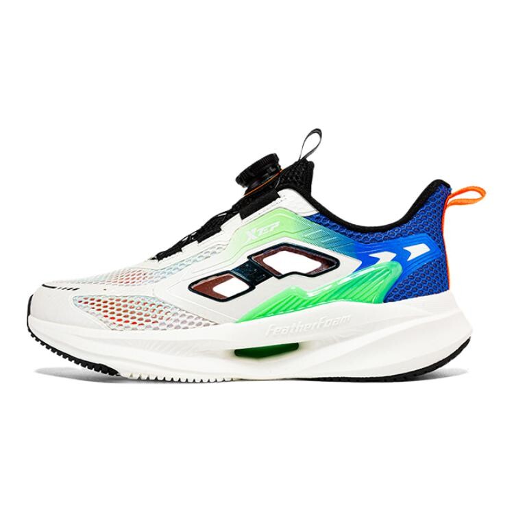 Кроссовки XTEP Kids Lifestyle Shoes GS Low-top Sail White/Lyon Blue, белый/синий