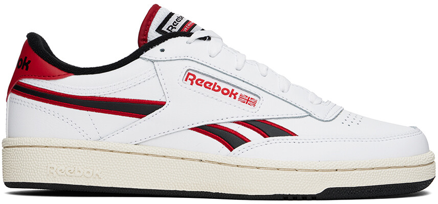 

Белые и красные кроссовки Club C Revenge Reebok Classics
