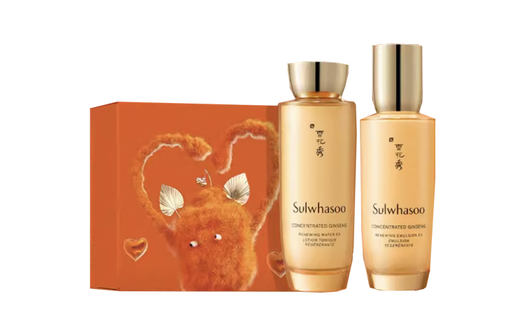 

Набор тоник и эмульсия с женьшенем подарочный новогодний лимитированный выпуск 150мл+125мл Sulwhasoo