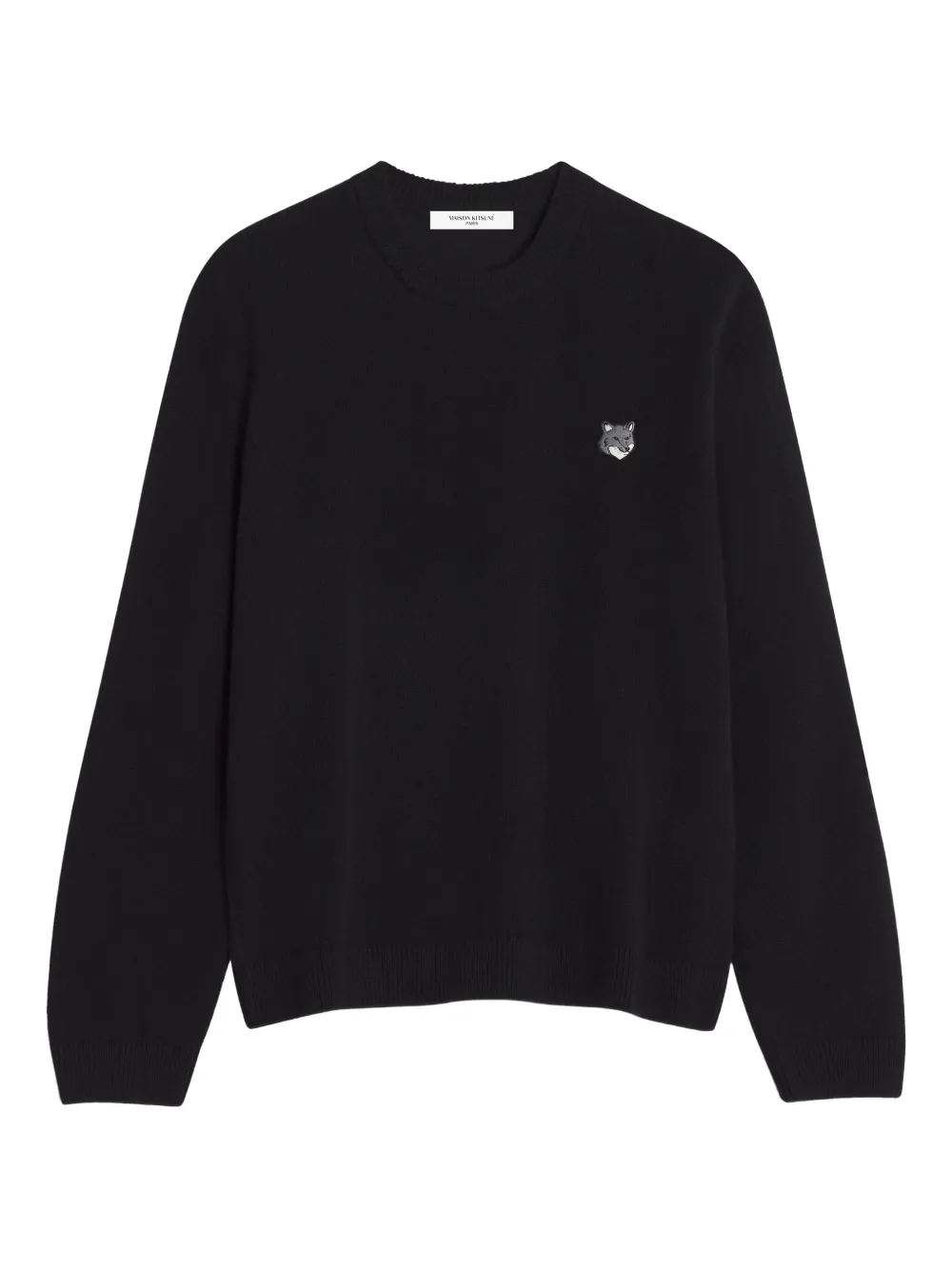 

Шерстяной свитер Maison Kitsuné, черный