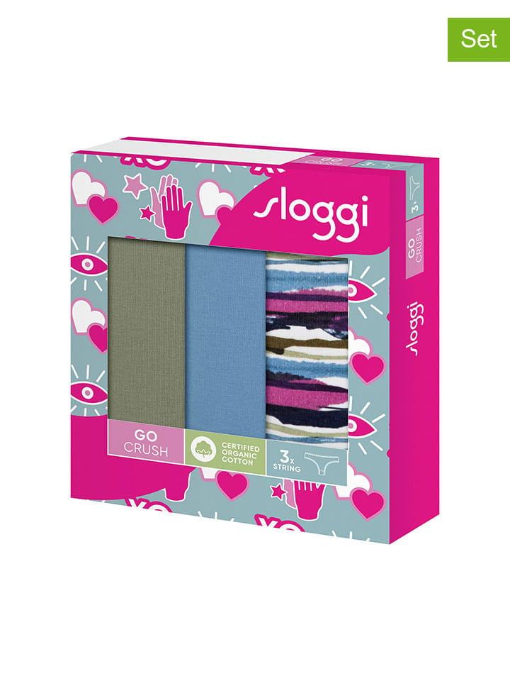 

Трусы Sloggi, цвет hellblau/grün/bunt