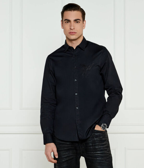 

Рубашка мужская Armani Exchange Regular Fit, черный