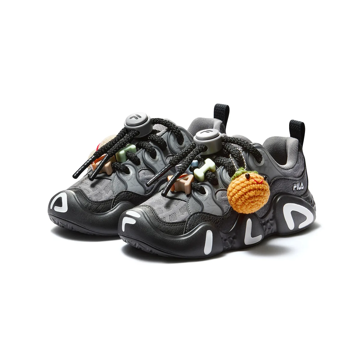 FILA KIDS Детские скейтерские кроссовки Heritage FHT из синтетической кожи и текстиля, устойчивые к истиранию — фото 4