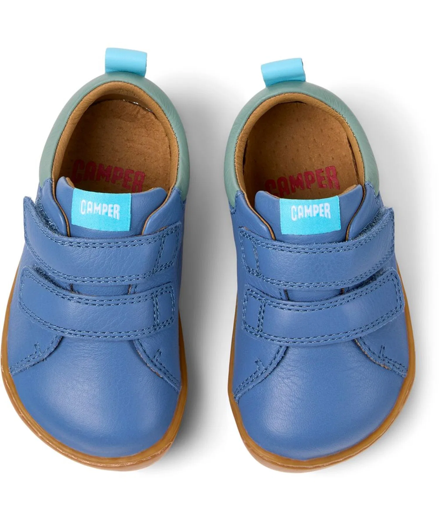 Детские кроссовки Camper PEU CAMI First Walker из натуральной кожи, для первых шагов, синие — фото 4