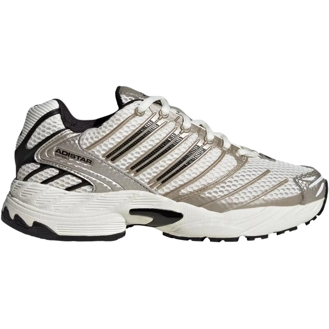 Adidas Детские кроссовки для бега Adistar Control 3 Rebound Breathable Support low top бело-серебристые — фото 3