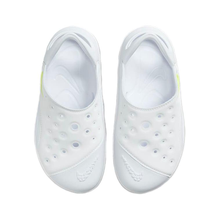 Аквасвущ PS Детские сандалии Белые для детей 3-7 лет Nike, Белый/Белое золото/Неоново-желтый — фото 3