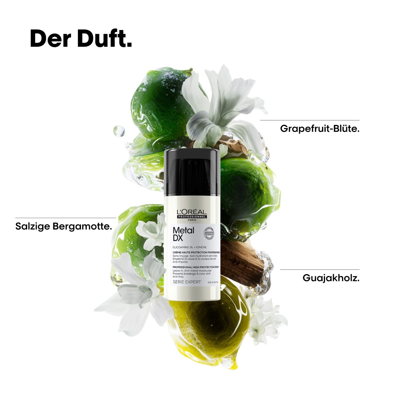 Кондиционер для волос serie expert metal dx high protection cream L Oreal Professionnel Paris, объем 100 мл — фото 4
