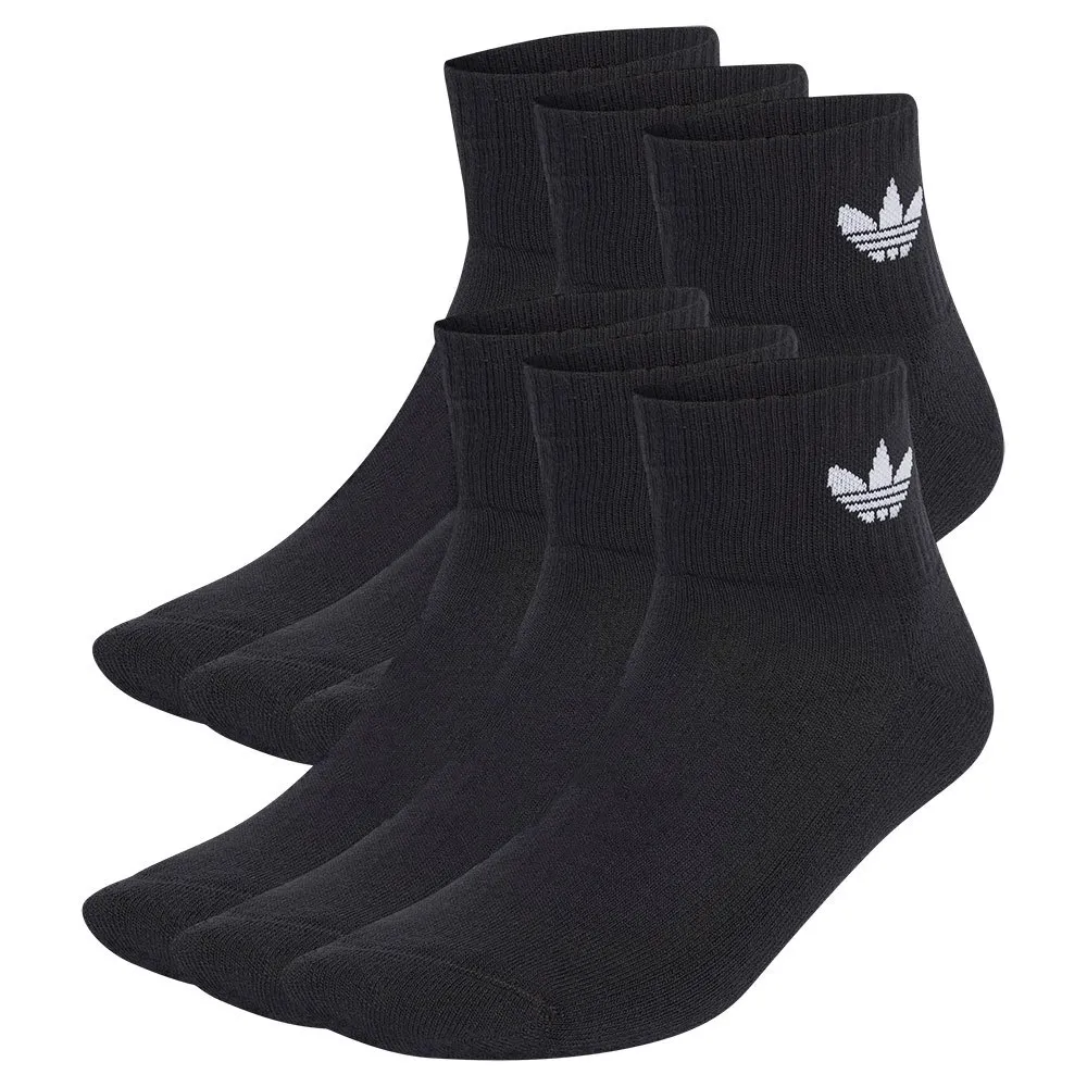 

Носки adidas Originals Mid short 6 pairs, черный