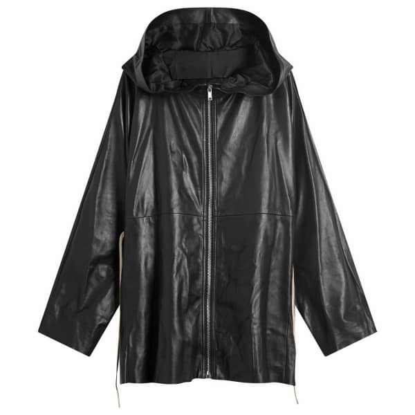 

Куртка с капюшоном и застежкой-молнией спереди Rick Owens, черный