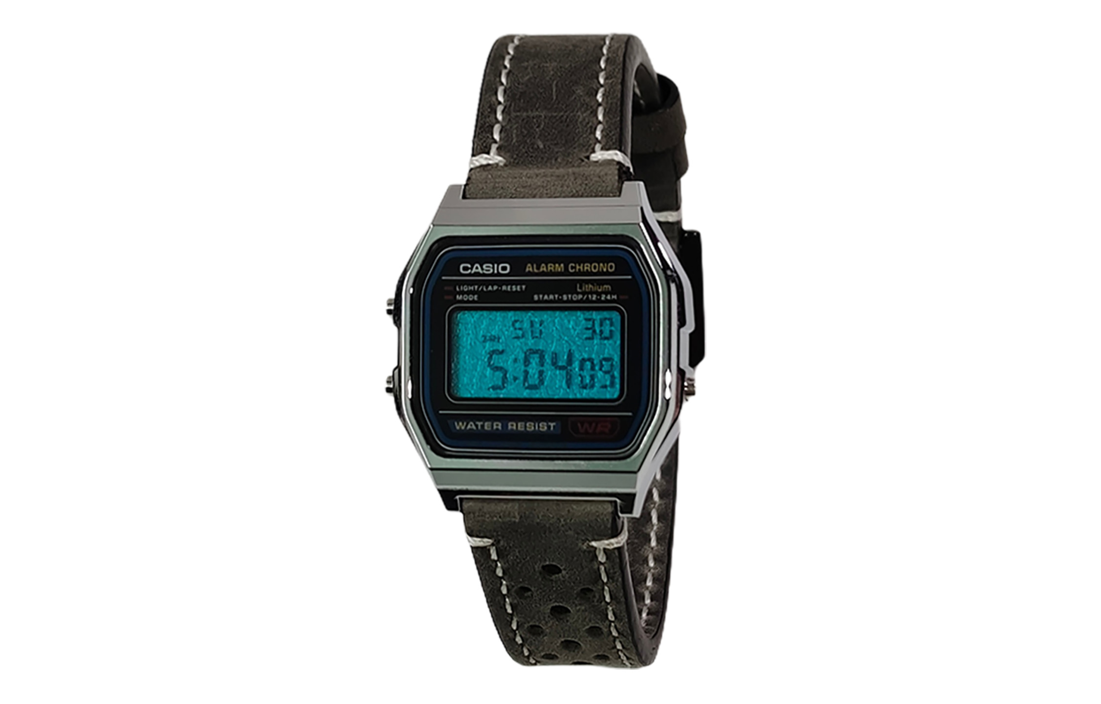 

CASIO Часы Retrofit Series Quartz Movement Leather Strap Watch Unisex Black Dial