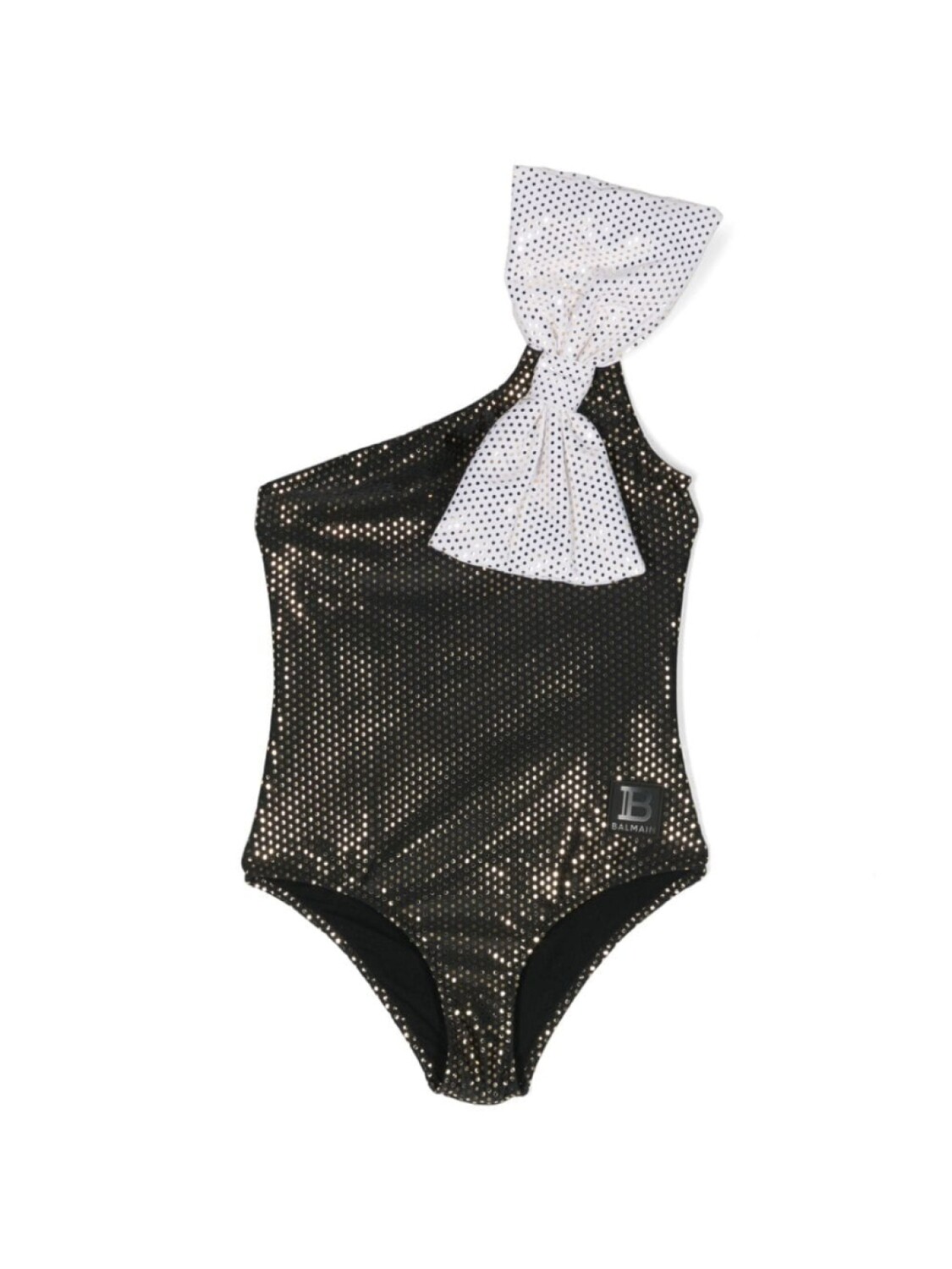 

Balmain Kids купальник с бантом, черный