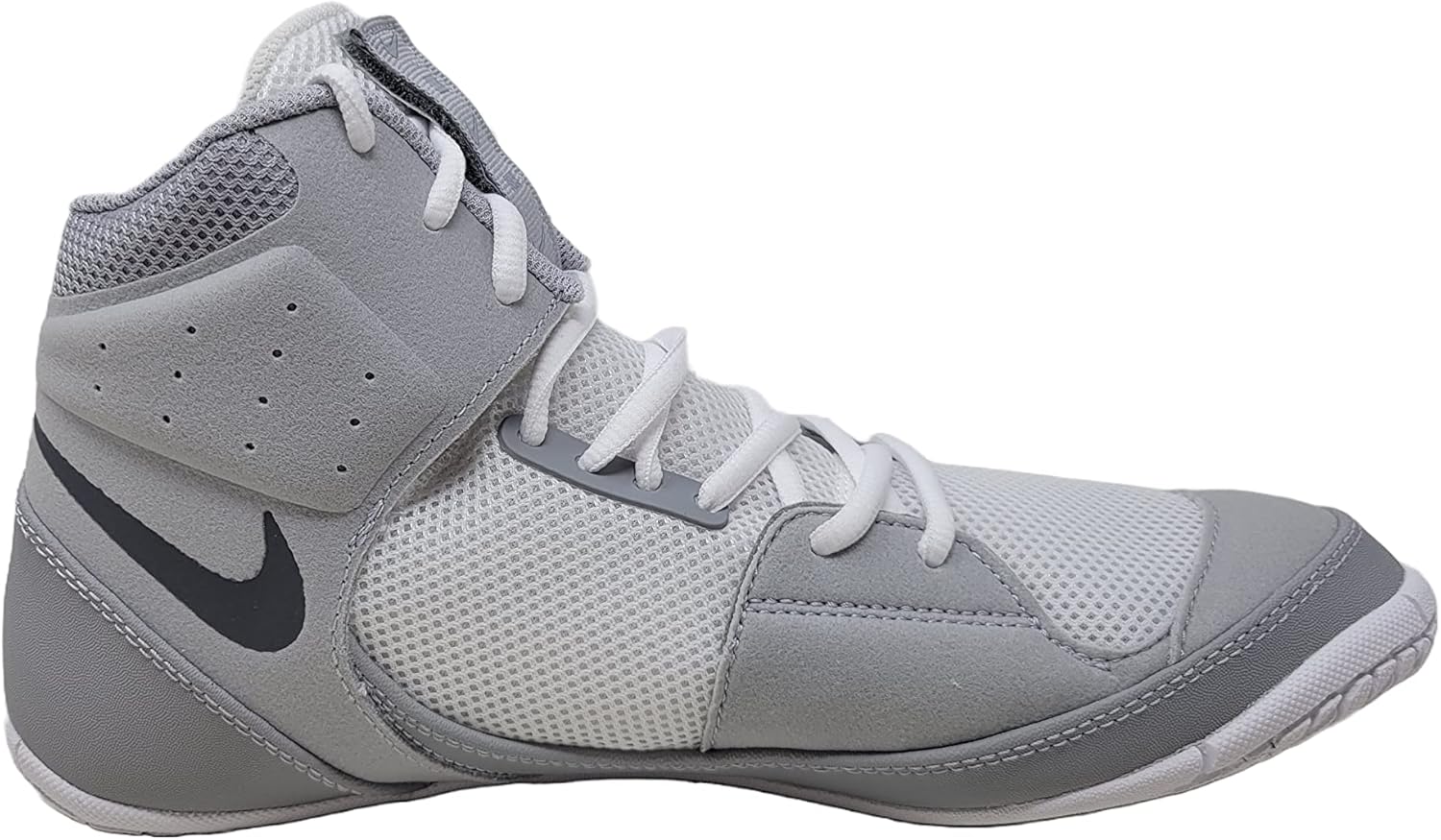 Борцовские кроссовки Nike Fury, белый/серый — фото 3