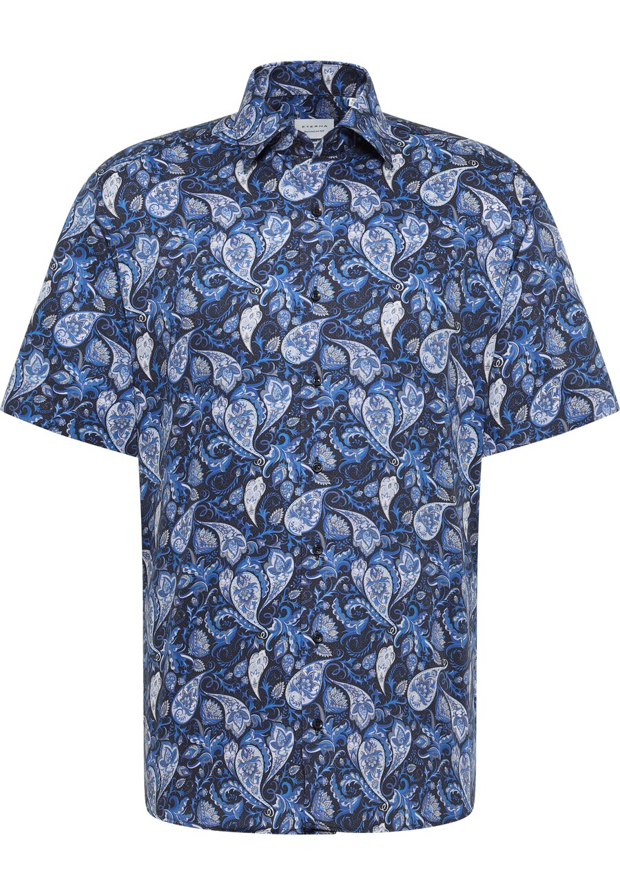 

Рубашка делового кроя Comfort fit ETERNA, Night Blue/Dusty Blue/Light Blue