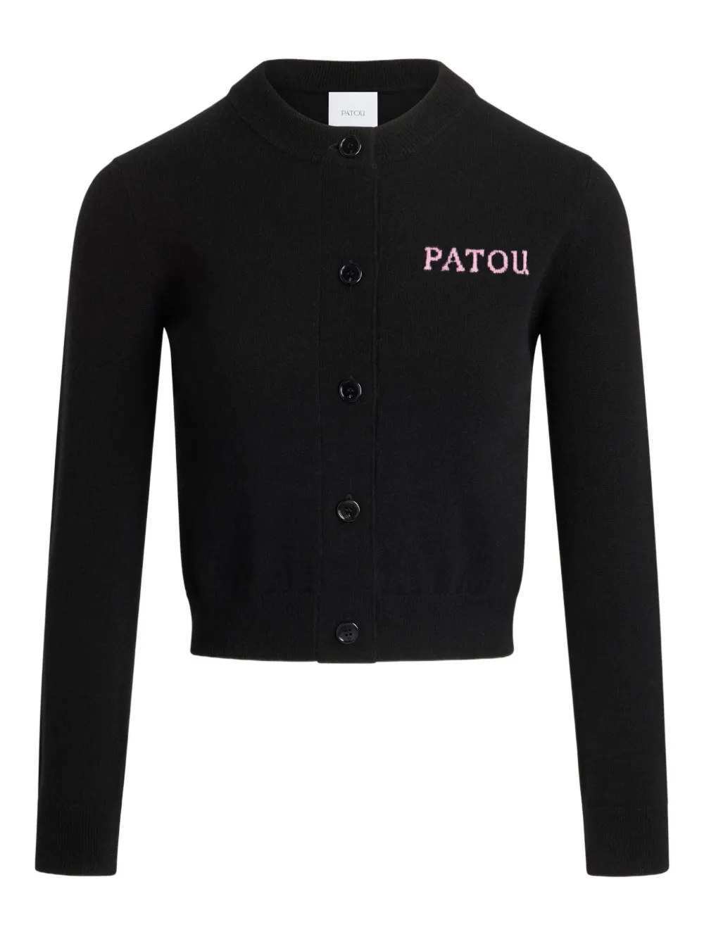 

Кардиган вязки интарсия PATOU, черный
