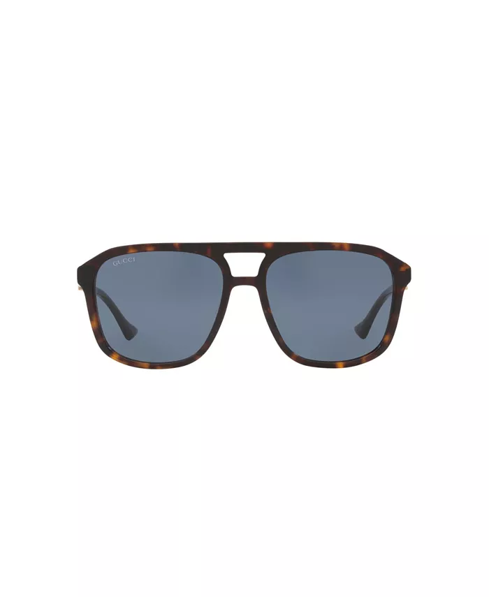 Мужские солнцезащитные очки-пилот, GG1494S GC002214 Gucci, коричневый — фото 2