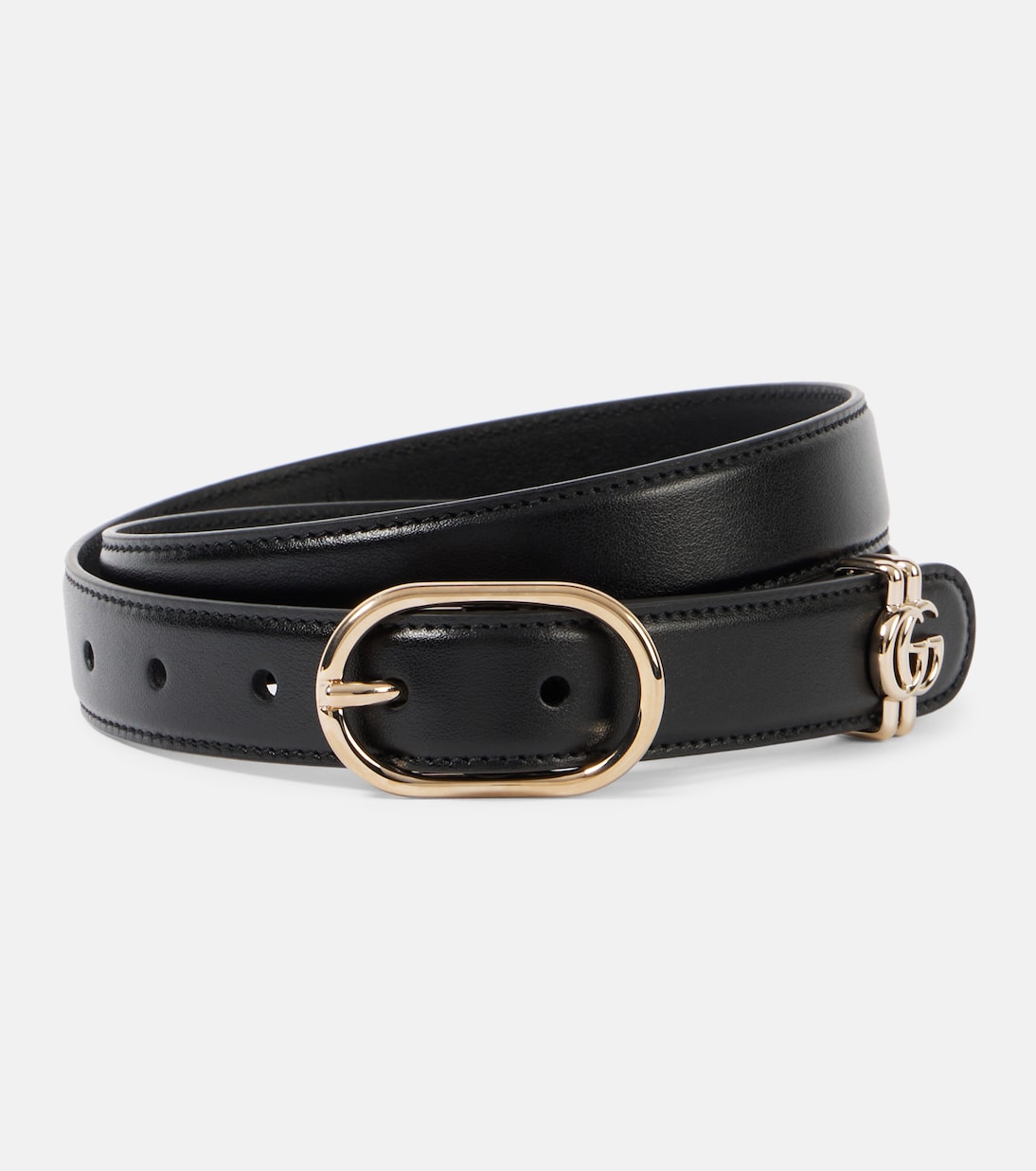 

Кожаный ремень Gucci, черный