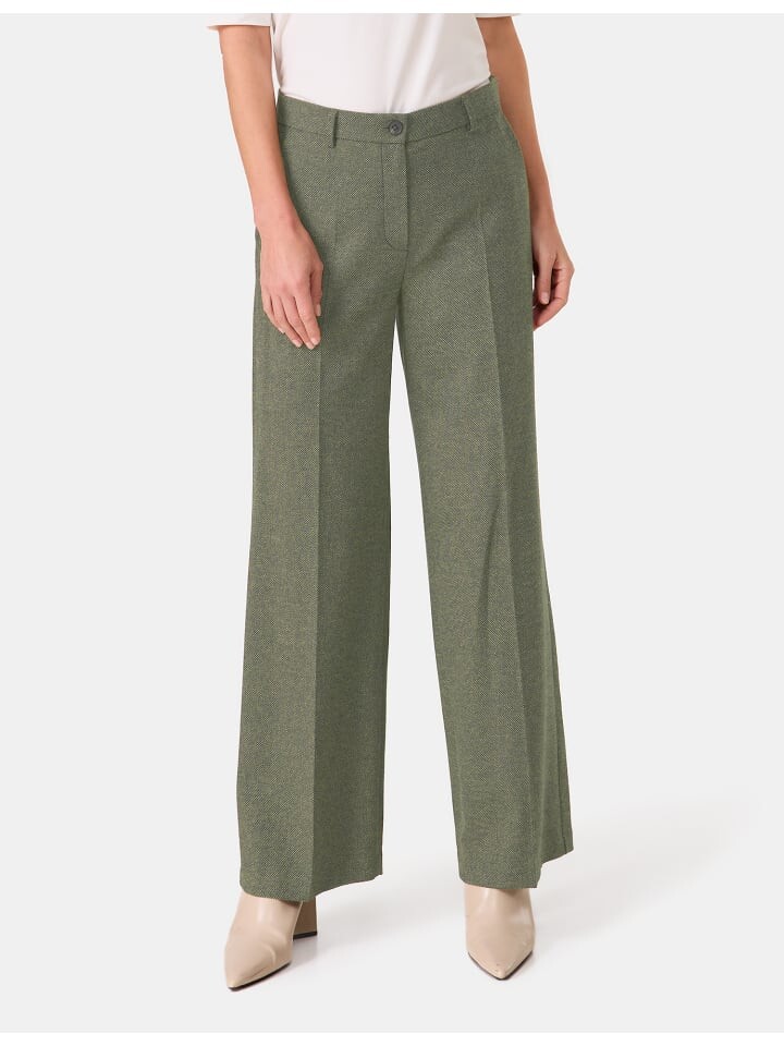 

Тканевые брюки Gerry Weber Hose Freizeit lang, цвет khaki black