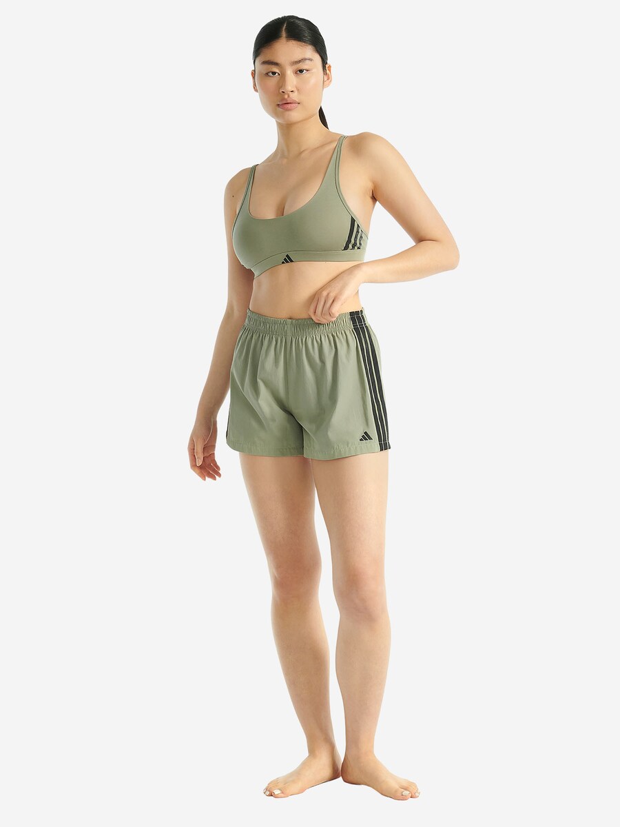 Бюстгальтер-бралетт ADIDAS SPORTSWEAR Scoop Bralette Sport Active Essentials , Khaki — фото 2