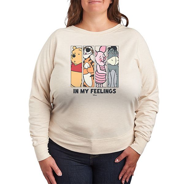 

Футболка с длинным рукавом French Terry Plus Size 'Winnie the Pooh In My Feelings' Disney